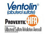 Ventolin, Proventil (Albuterol Sulfate) inhalation aerosol