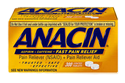 Anacin (Aspirin, Caffeine) tablets