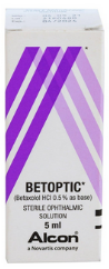 Betoptic (Betaxolol Hydrochloride) solution ophthalmic 0.5% 5 ml