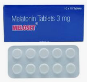 Meloset (Melatonin) tablets 3 mg